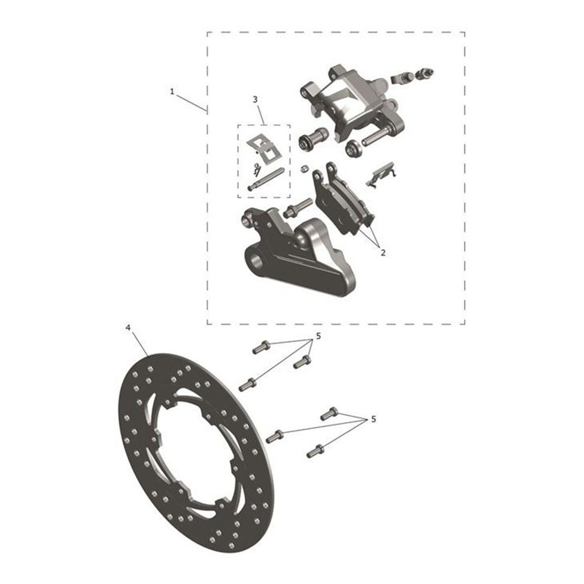 Bild von Rear Brake Pad Set