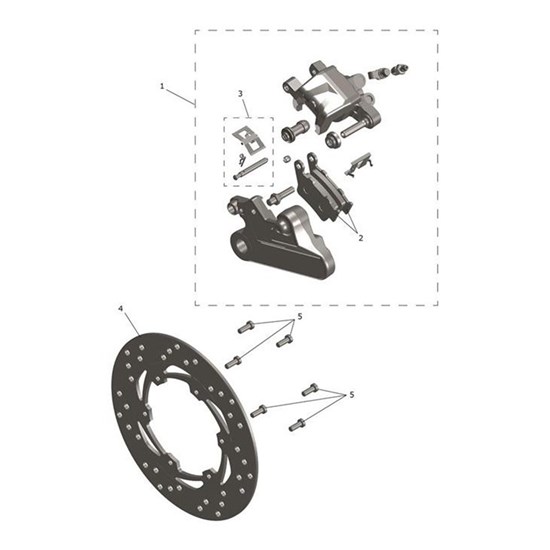 Bild von Rear Brake Pad Set