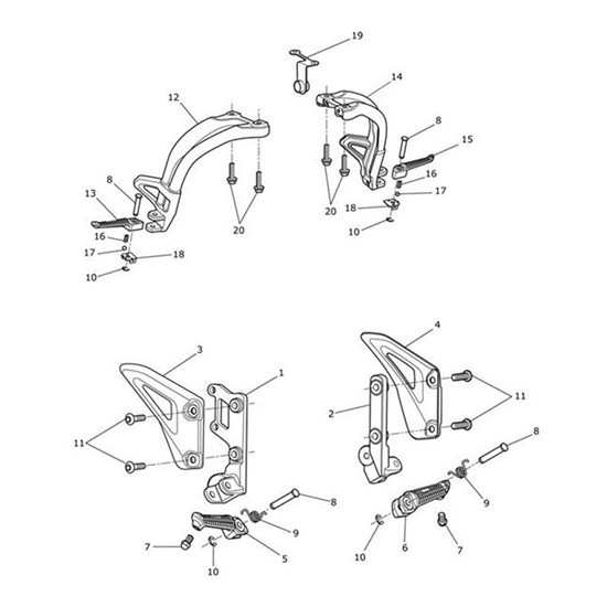 Bild von Rear Hanger, LH