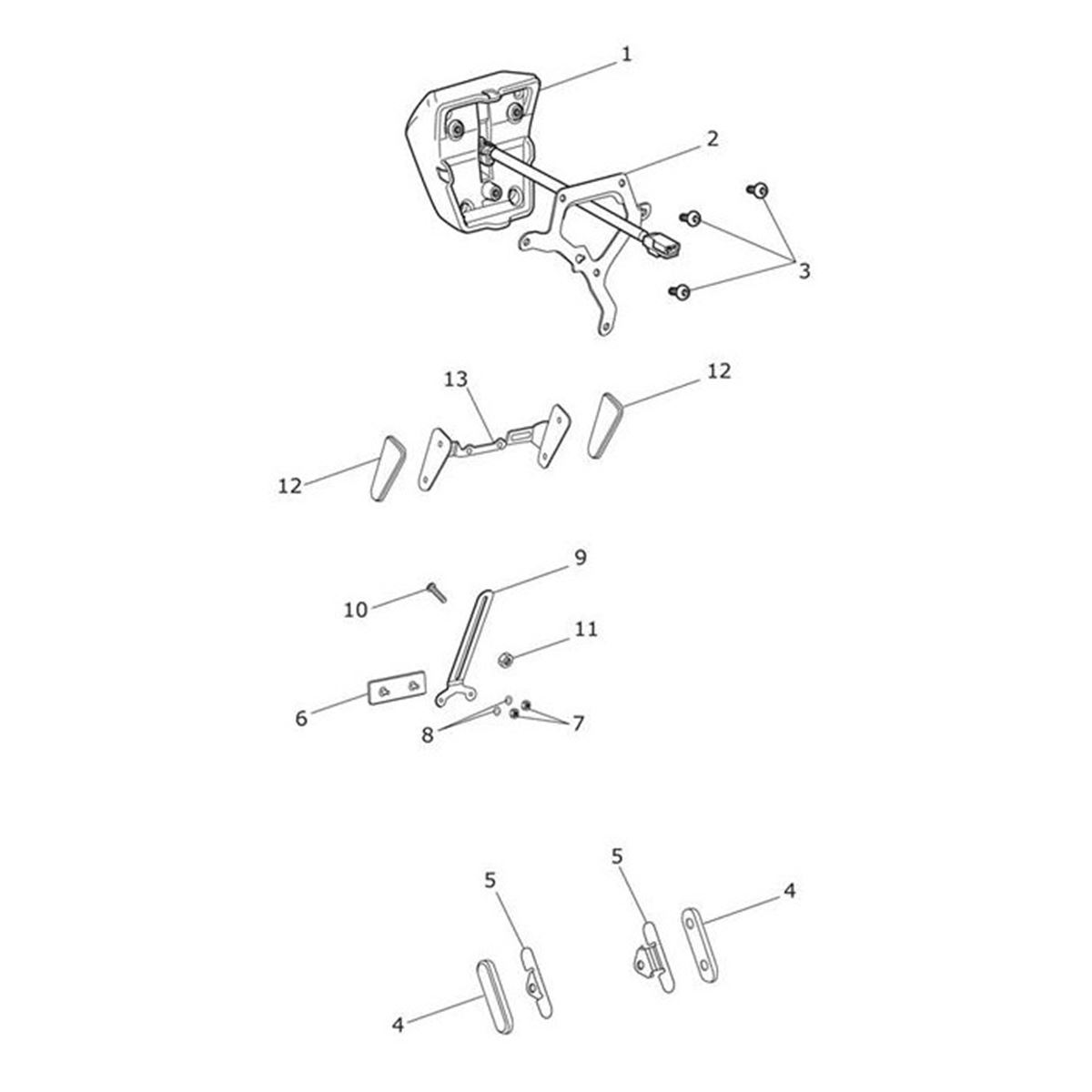 Bild von Rear Light Bracket