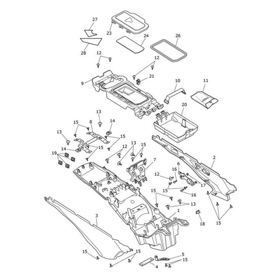 Bild von Rear Mudguard Moulding