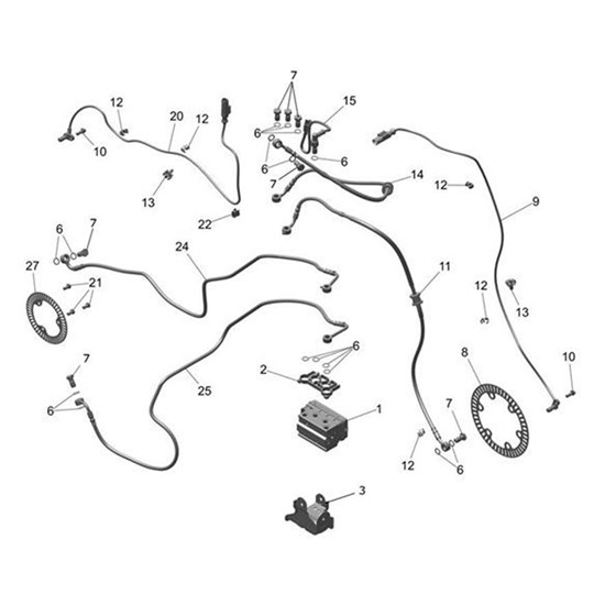 Bild von Rear Speed Sensor Assy