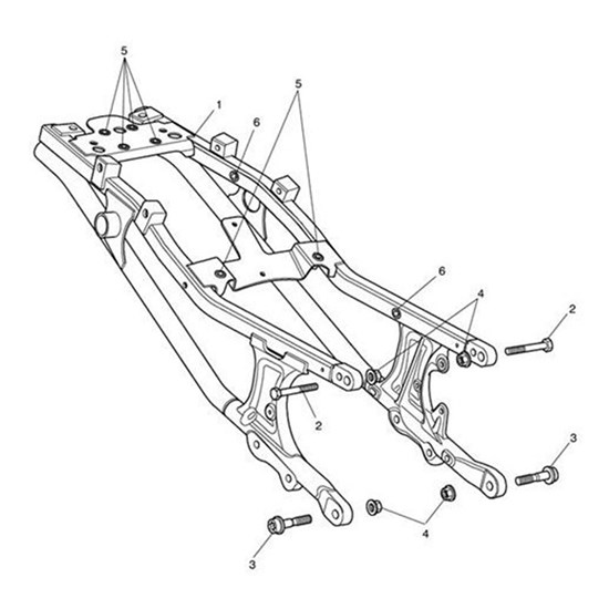 Bild von Rear Subframe, Painted