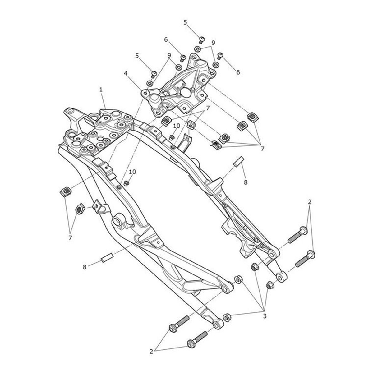 Bild von Rear Subframe Assembly