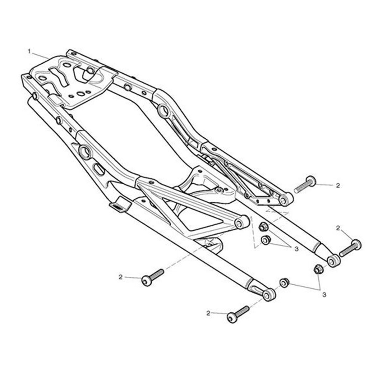 Picture of Rear Subframe Assy, Graphite