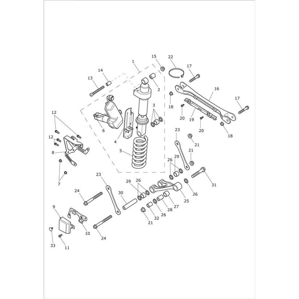 Bild von Rear Suspension Unit, TES