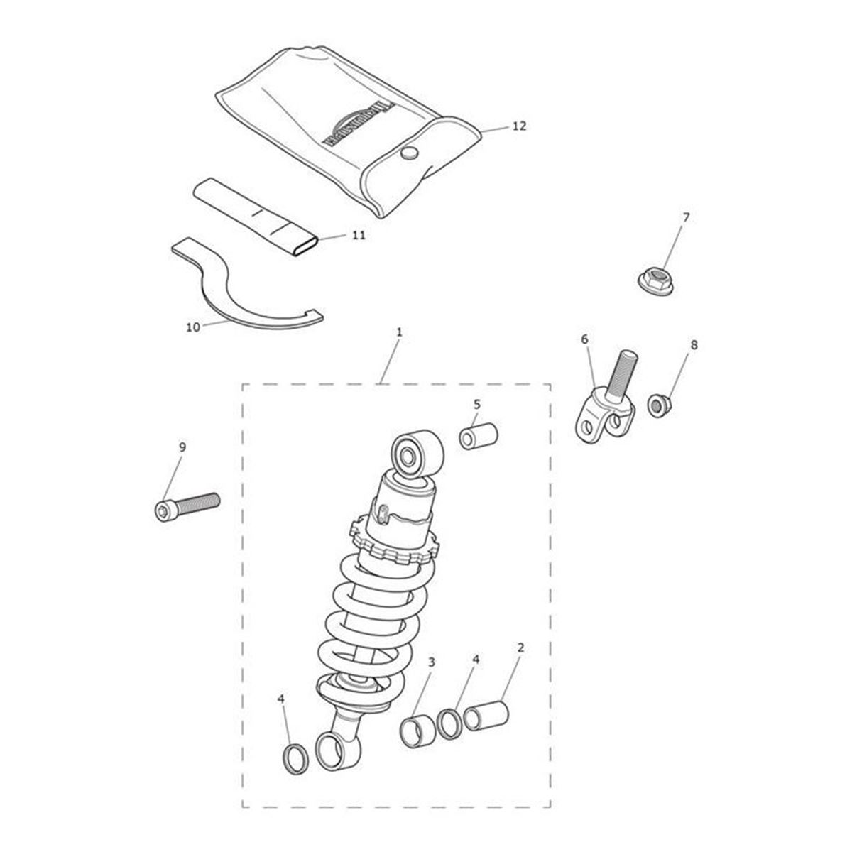 Bild von Rear Suspension Unit