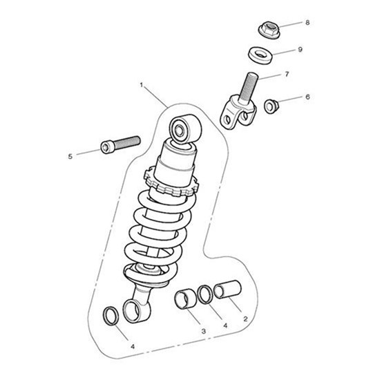 Bild von Rear Suspension Unit