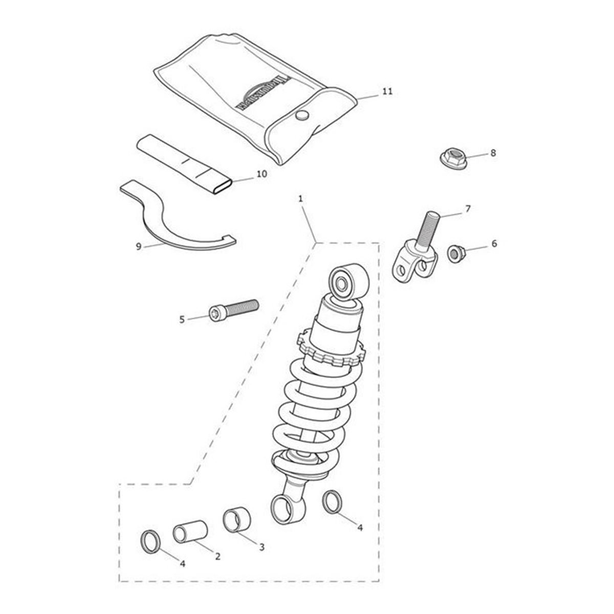 Bild von Rear Suspension Unit