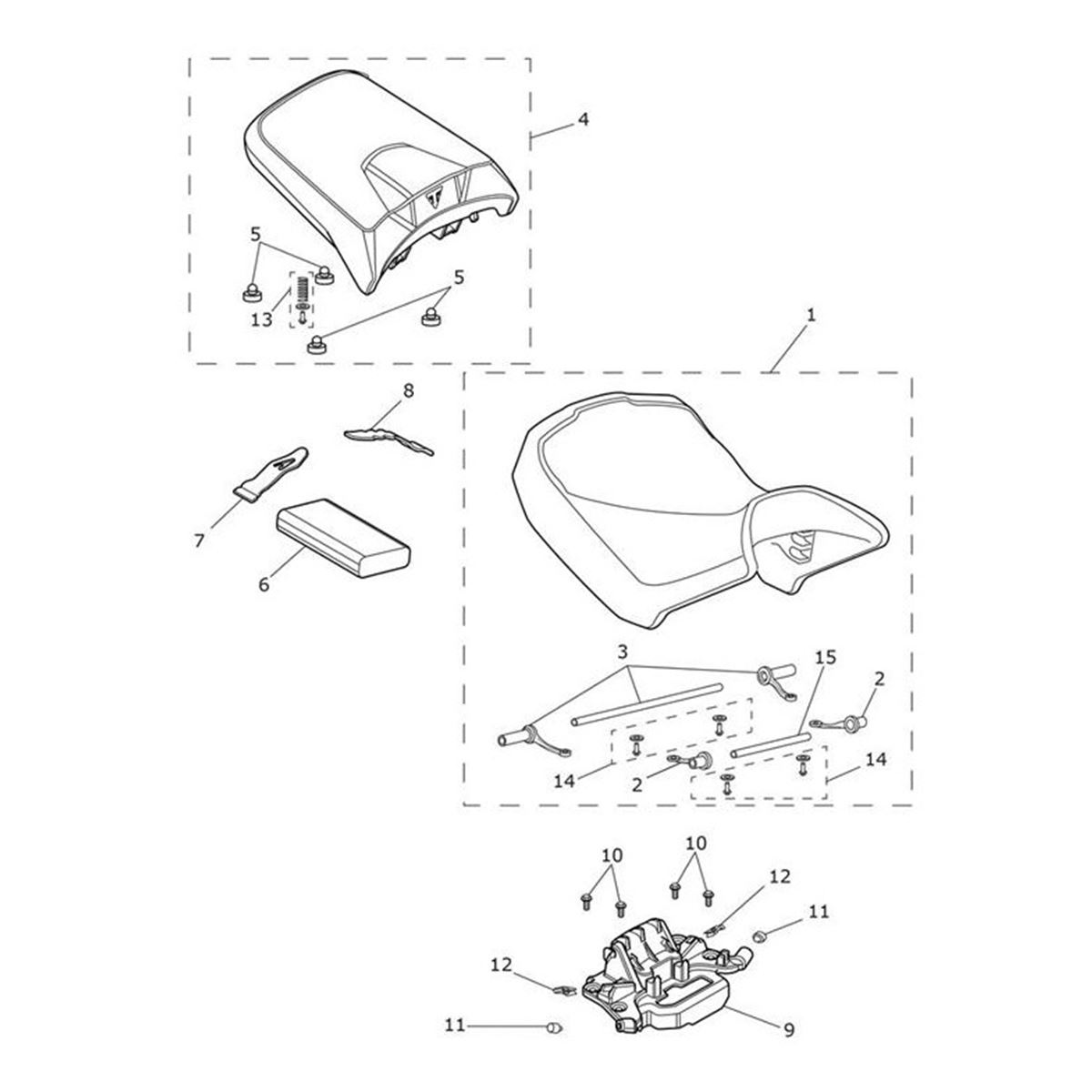 Bild von Rider Seat, Assembly