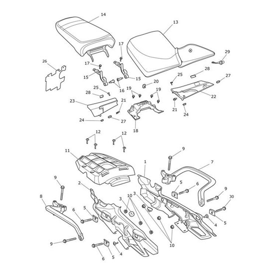 Bild von Rider Seat, Comfort, Low