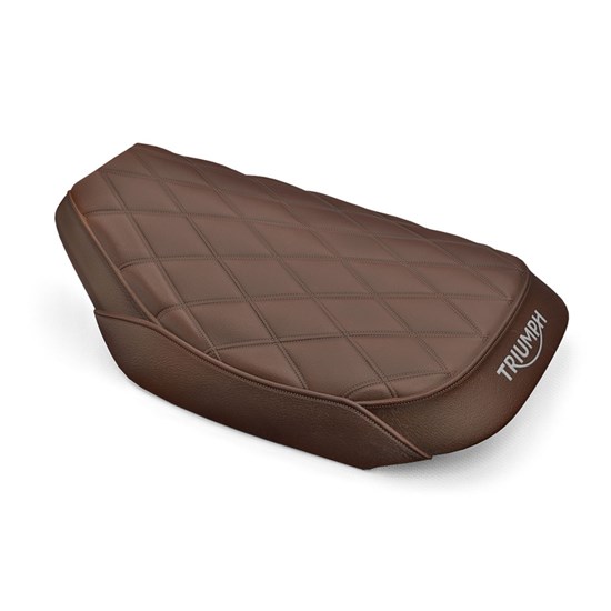 Bild von Rider Seat, Quilted, Brown, Kit