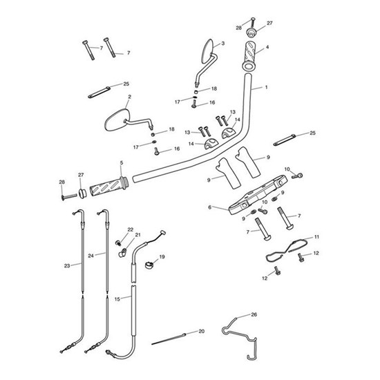 Bild von Riser, Handlebar, Black