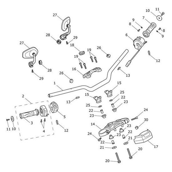 Bild von Riser, Handlebar