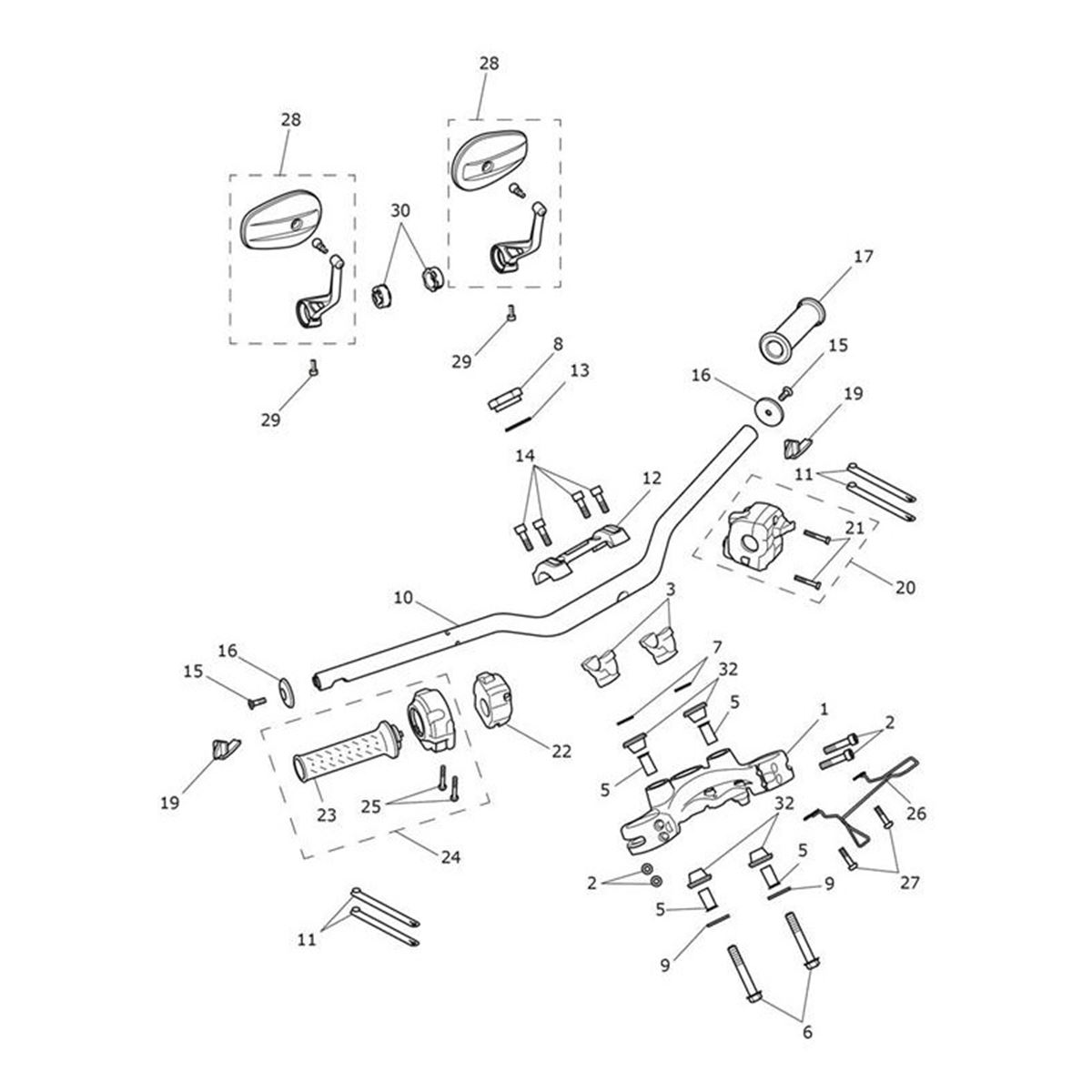 Bild von Riser, Handlebars