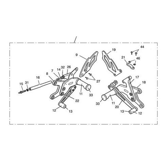 Bild von Rod, Gear, Rear Section