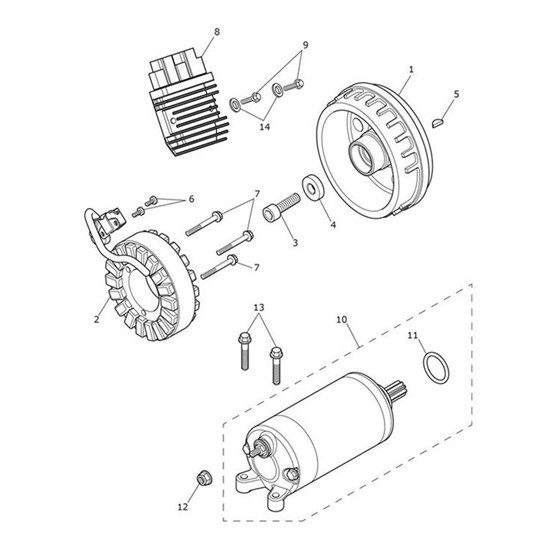 Bild von Rotor, Alternator, High Inertia