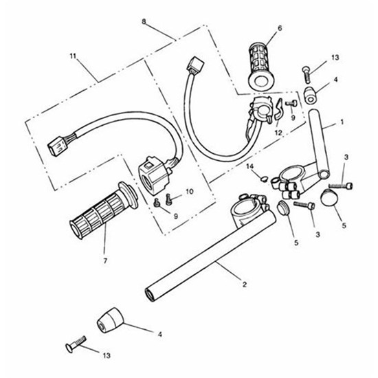 Bild von SCHALTEREINHEIT LENKER, RECHTS