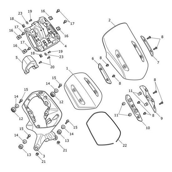 Bild von Screen Mount, LH