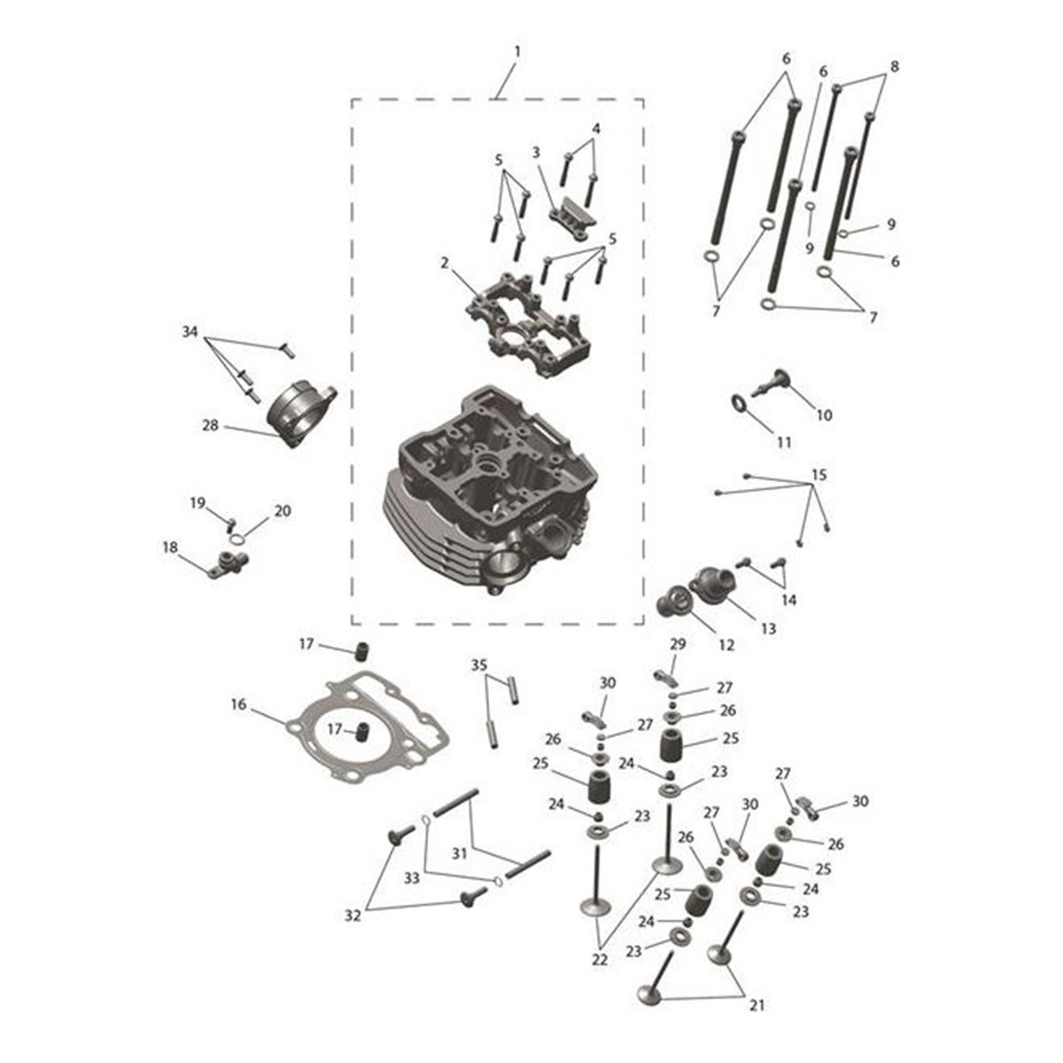 Bild von Screw, CSK, Cross, M6 x 1