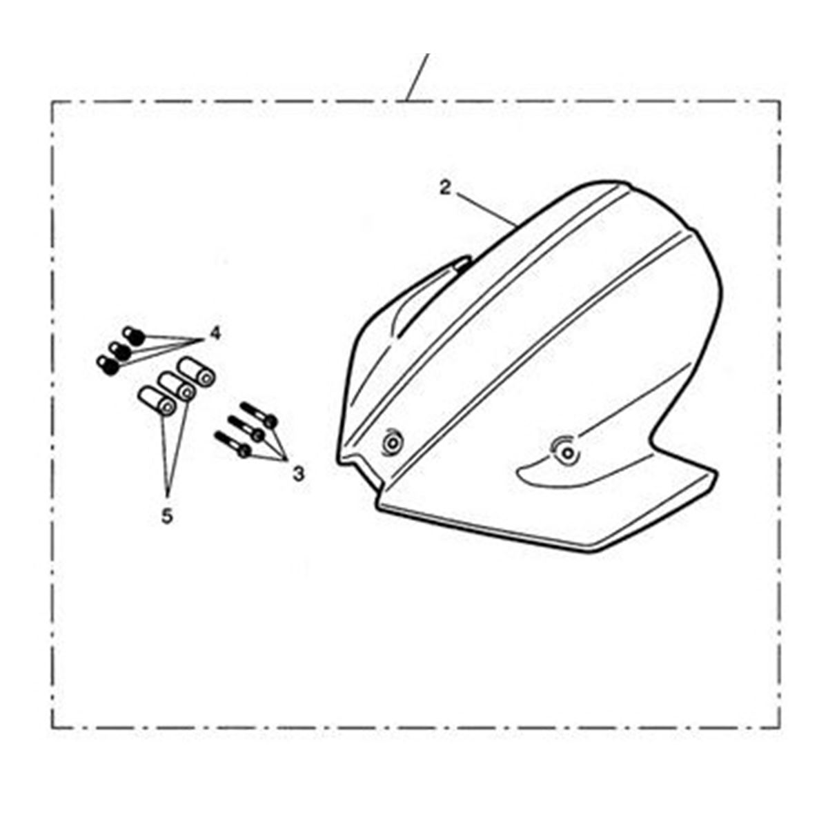 Bild von Screw, M5 x 30, Plastic, Black