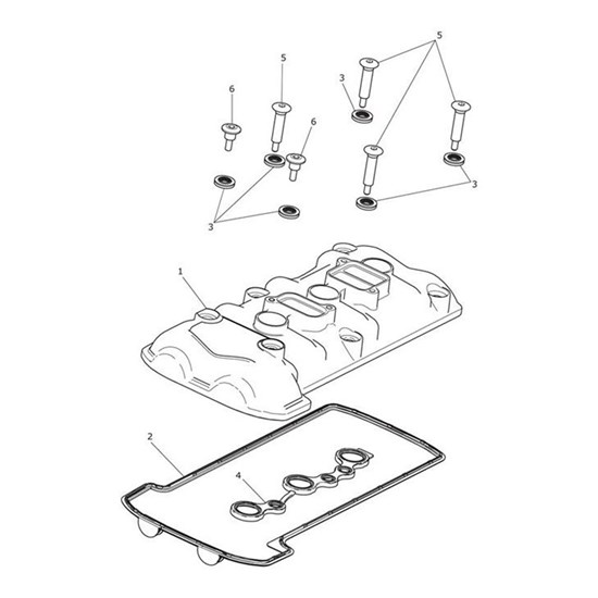 Bild von Seal, Cam Cover Screw