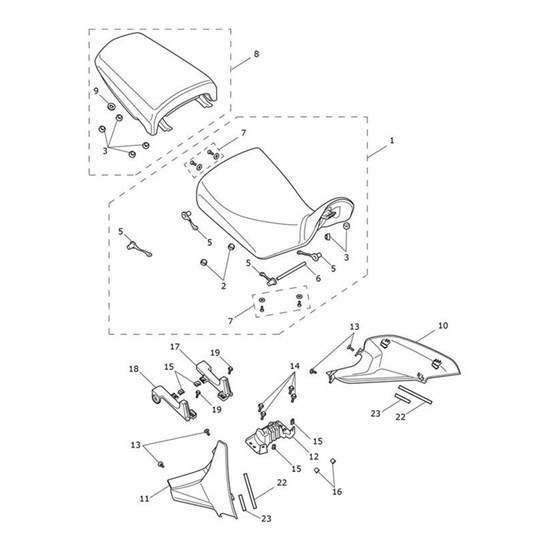 Bild von Seat, Rider, Comfort, 2 tone