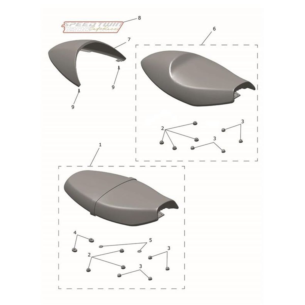 Bild von Seat Assy, Cafe Racer