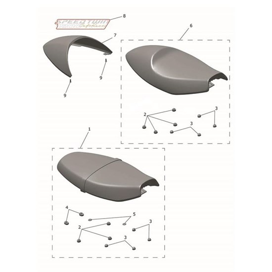 Bild von Seat Assy, Cafe Racer