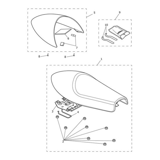 Bild von Seat Cowl Assy