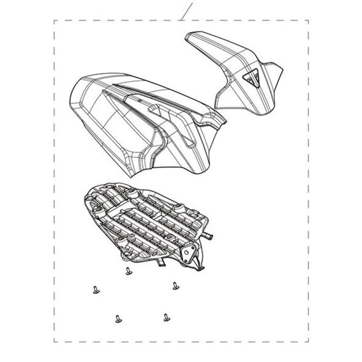 Bild von Seat Cowl Kit, Jet Black