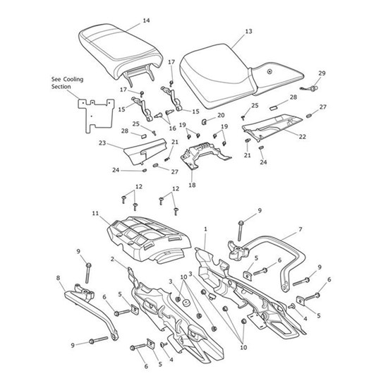 Bild von Seat Infill, RH