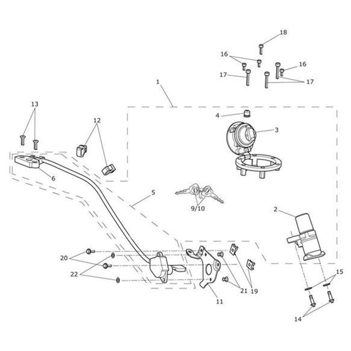 Bild von Seat Lock Assembly