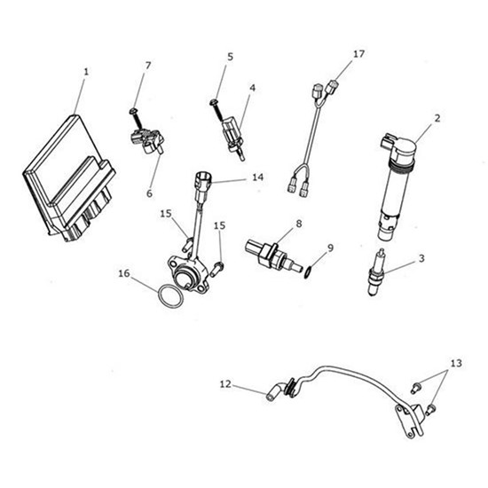 Bild von Sensor, Motorkühlmittel