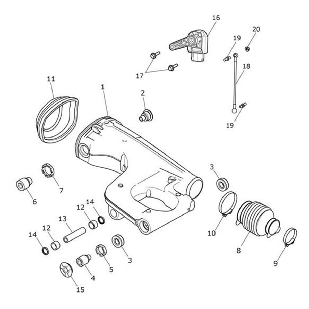 Bild von Sensor, Swingarm Position