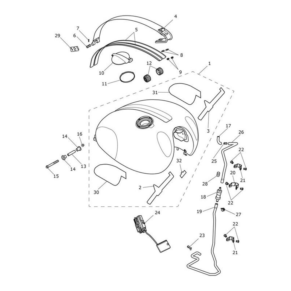 Bild von Shield, Tank Strap