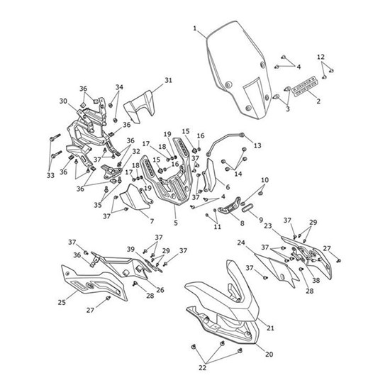 Bild von Side Blade Assy, RH