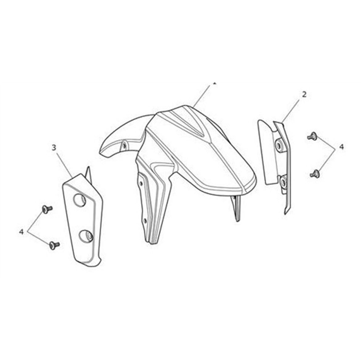 Bild von Side Cover, Front Mudguard, LH