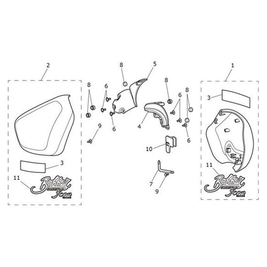 Bild von Side Panel, LH, Sapphire Black