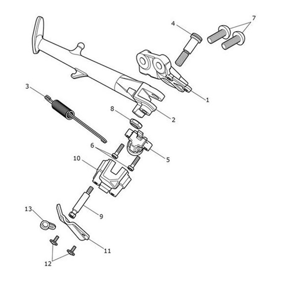 Bild von Sidestand, Short