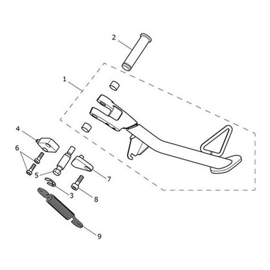 Bild von Sidstand Assembly