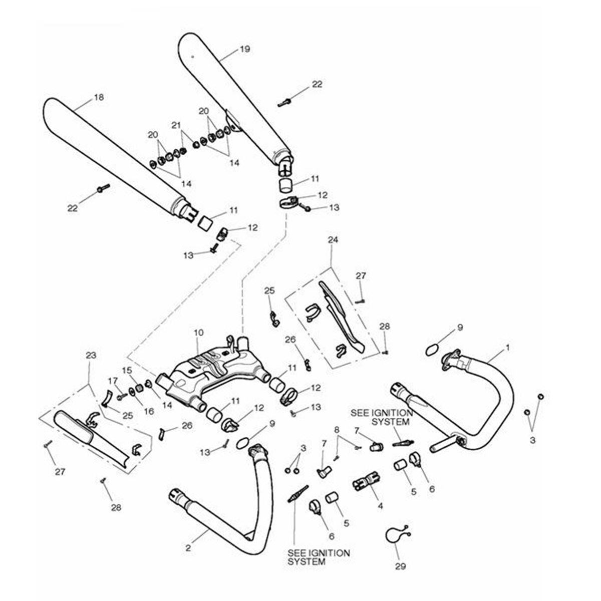 Bild von Silencer, Assy, RH, N. American