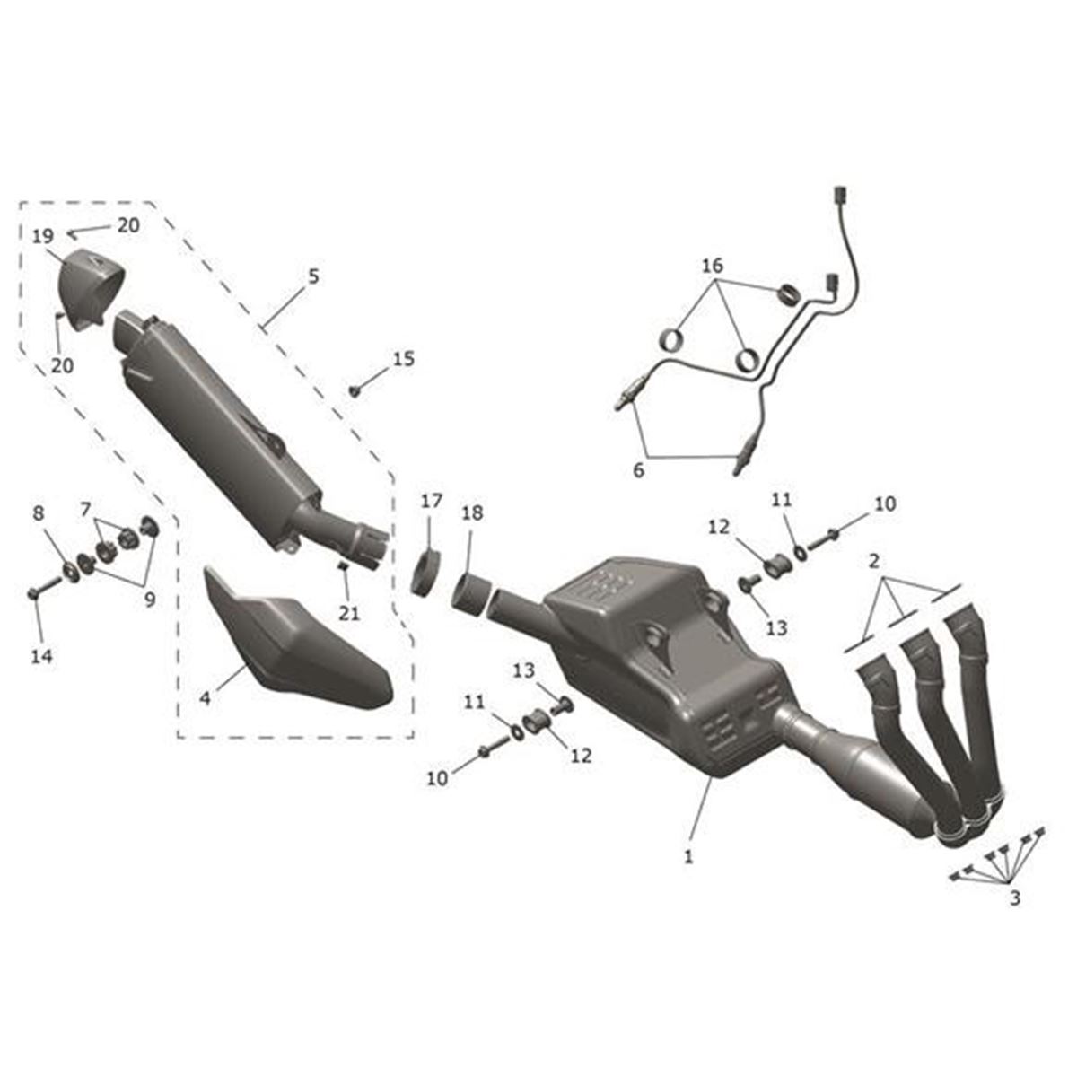 Bild von Silencer Assembly, Exit