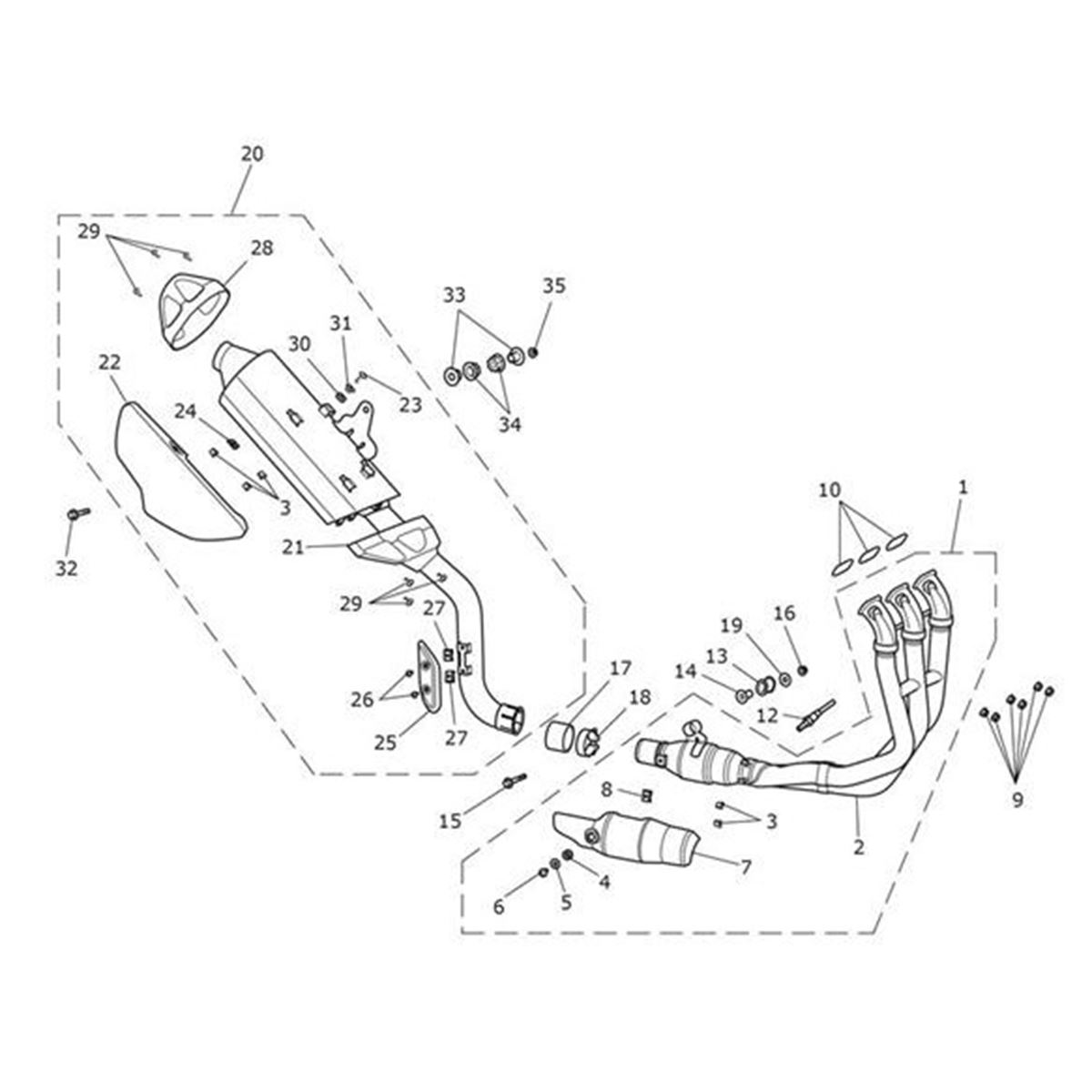 Bild von Silencer Assy, Exhaust