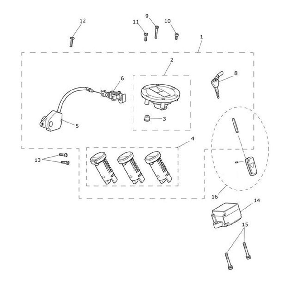 Bild von Smart Key, Cut, Assy, RF434