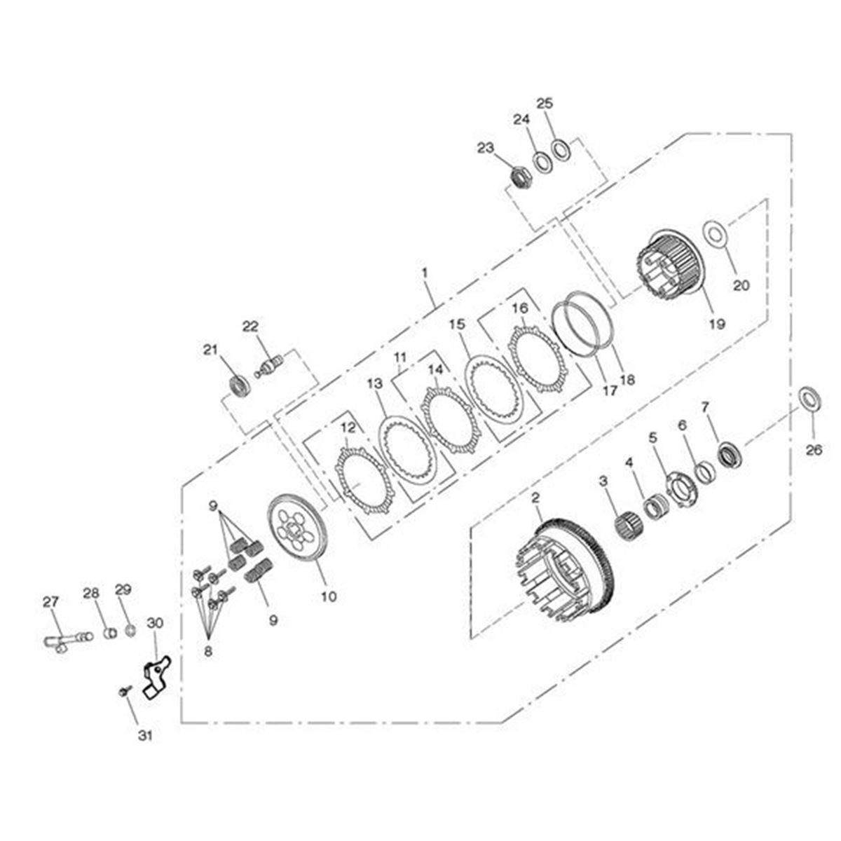 Bild von Spacer, Clutch