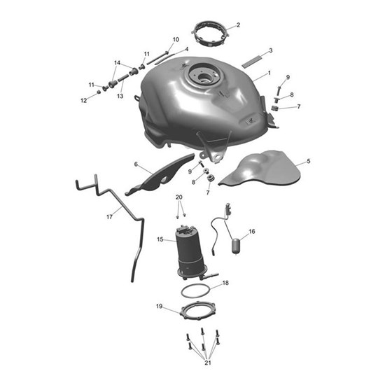 Bild von Spacer, Fuel Tank
