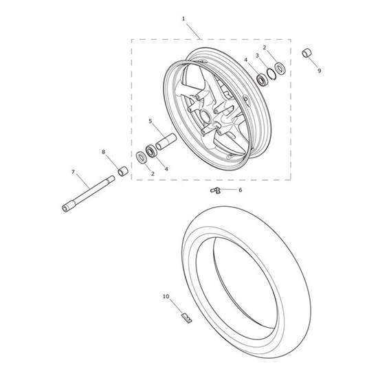 Bild von Spacer, OD28, ID 20, LG20