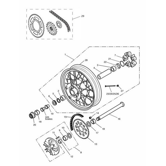 Bild von Spacer, RH, R/Wheel