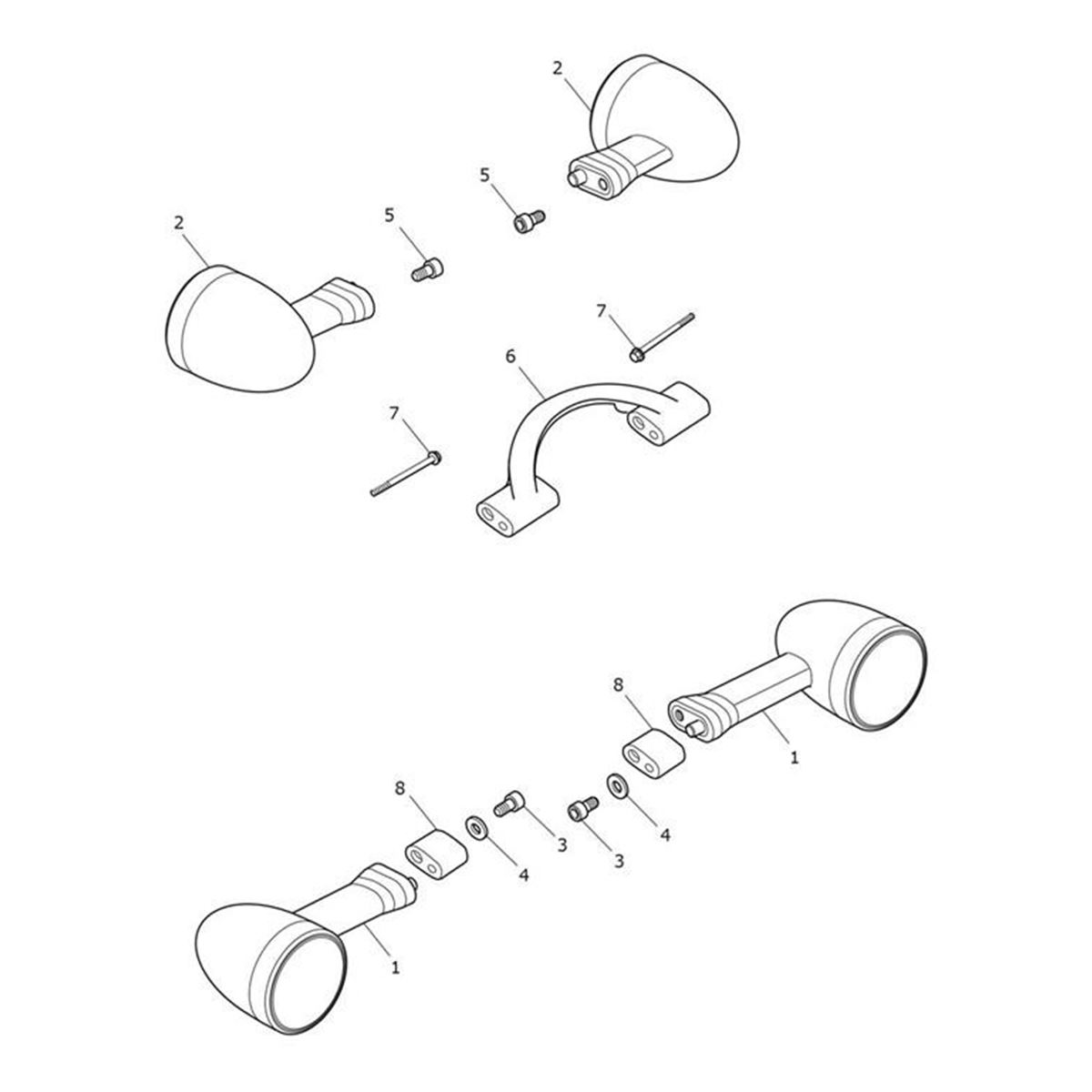 Bild von Spacer Bridge, Rear Indicators